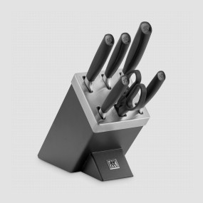 Набор из 5-ти кухонных ножей и ножниц в подставке с заточкой, серия All Star, ZWILLING J.A. HENCKELS, Германия, Наборы ножей 6 предметов