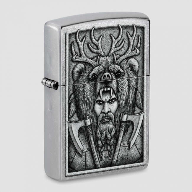 Зажигалка бензиновая Barbarian Design Street Chrome, ZIPPO, США