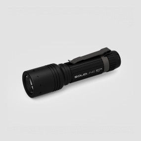 Фонарь светодиодный перезаряжаемый Solidline ST7R, цвет черный, LED LENSER, Германия, LED LENSER (Германия)