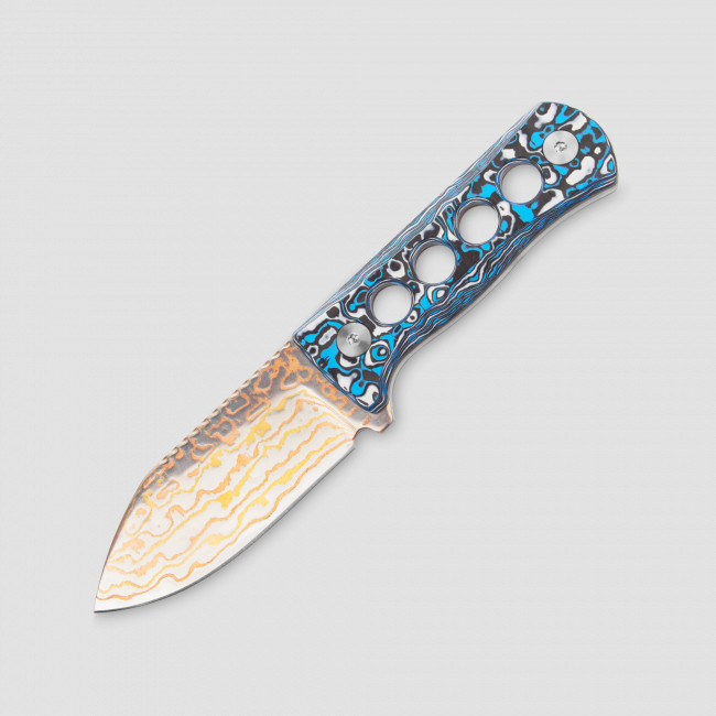 Нож шейный с фиксированным клинком Canary, 6,3 см, QSP KNIFE, Китай