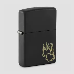 Зажигалка бензиновая Fire Heart, ZIPPO, США, Зажигалки ZIPPO