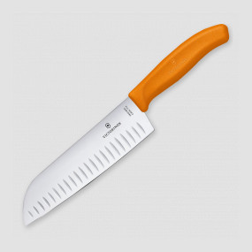 Нож кухонный Сантоку Swiss Classic 17 см, VICTORINOX, Швейцария, Для кухни VICTORINOX