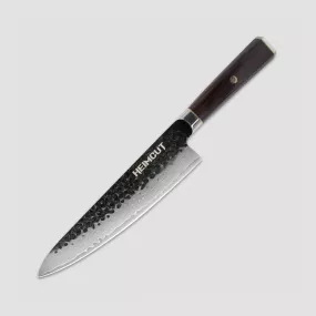 Нож кухонный поварской Шеф, 20 см, Black Damascus, HEIMCUT, Россия, Кухонные ножи и принадлежности