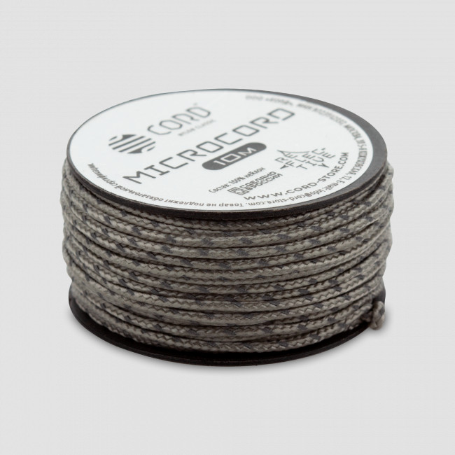 Микрокорд светоотражающий grey, 10м, серия Cord Micro, CORD, Россия