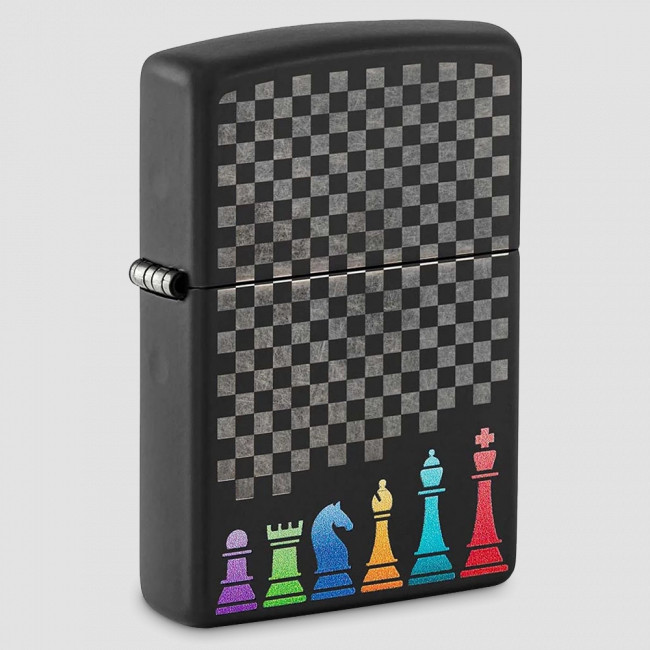 Зажигалка бензиновая Chess Pieces, ZIPPO, США