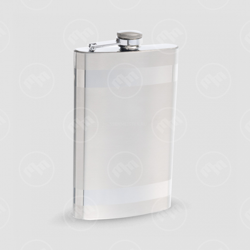 Фляга, 270 мл, сталь, серебристый, S. QUIRE, Италия