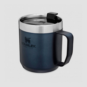 Термокружка с ручкой Classic, объем: 0,35 л, материал: нержавеющая сталь 18/8, цвет: синий, STANLEY, США, Термокружки STANLEY