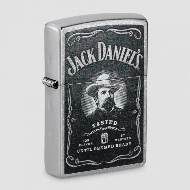 Зажигалка бензиновая Jack Daniels Street Chrome, ZIPPO, США
