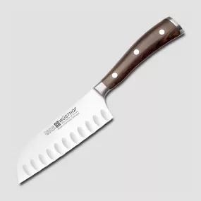 Нож кухонный Сантоку с углублениями на кромке 14 см, серия Ikon, WUESTHOF, Золинген, Германия, Нож поварской профессиональный