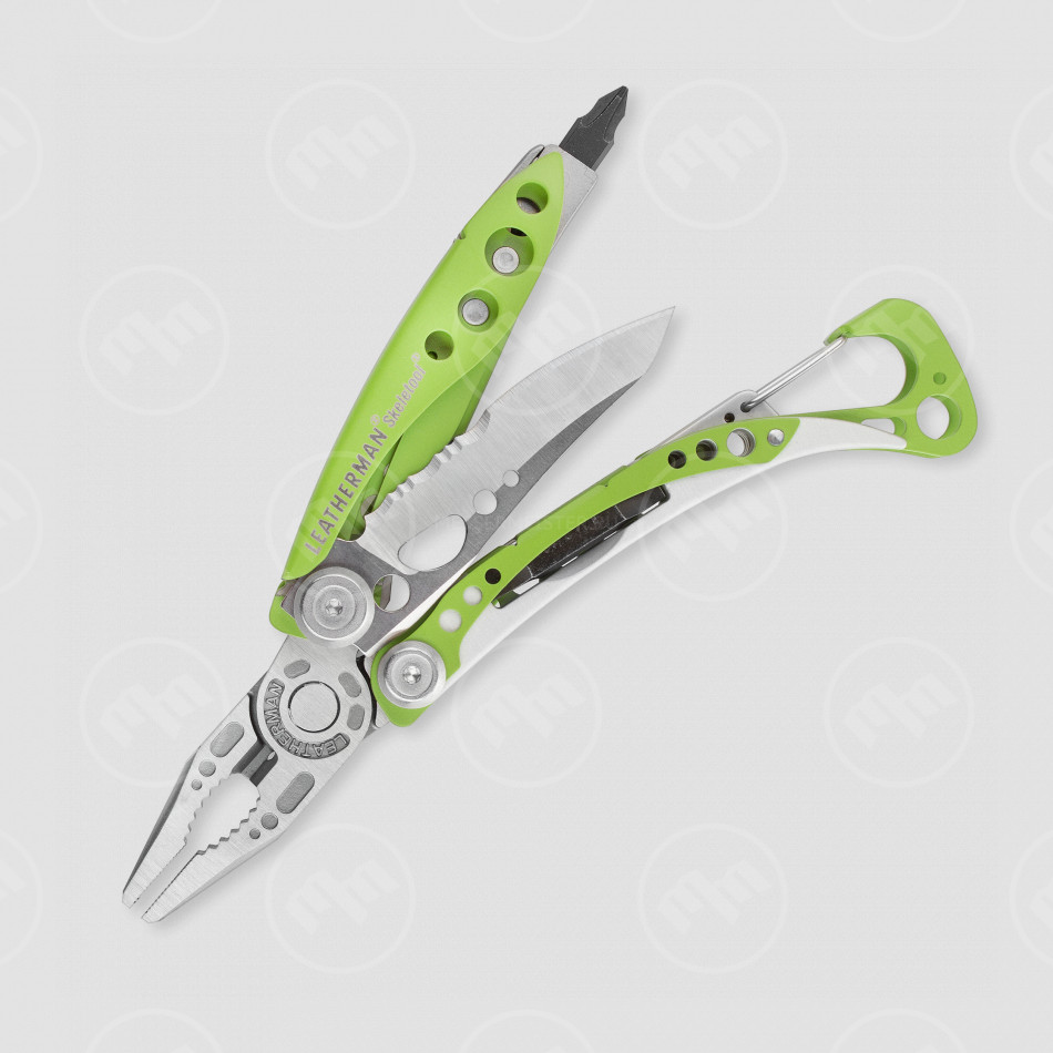 Мультитул Skeletool, 7 инструментов, цвет зеленый, LEATHERMAN, США