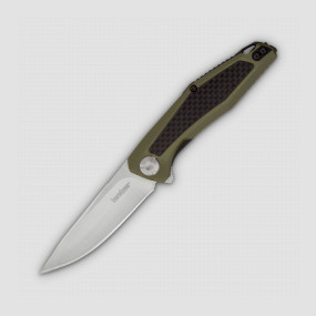 Нож складной Sinkevich's Design Atmos Green, 7,6 см, KERSHAW, США, Городские EDC-ножи