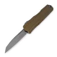 Нож автоматический фронтальный выкидной Cypher II, 8,9 см, MICROTECH, США видео продукта