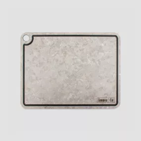 Доска композитная разделочная с желобом, 33x25 см, серый мрамор, серия Elegance, ComposeEat, Россия, COMPOSE EAT (Россия)