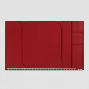 Коврик TSPROF для сборки, разборки, заточки ножей XL, цвет: красный, серия Аксессуары, Техностудия «Профиль», Россия, Комплектующие к точилкам