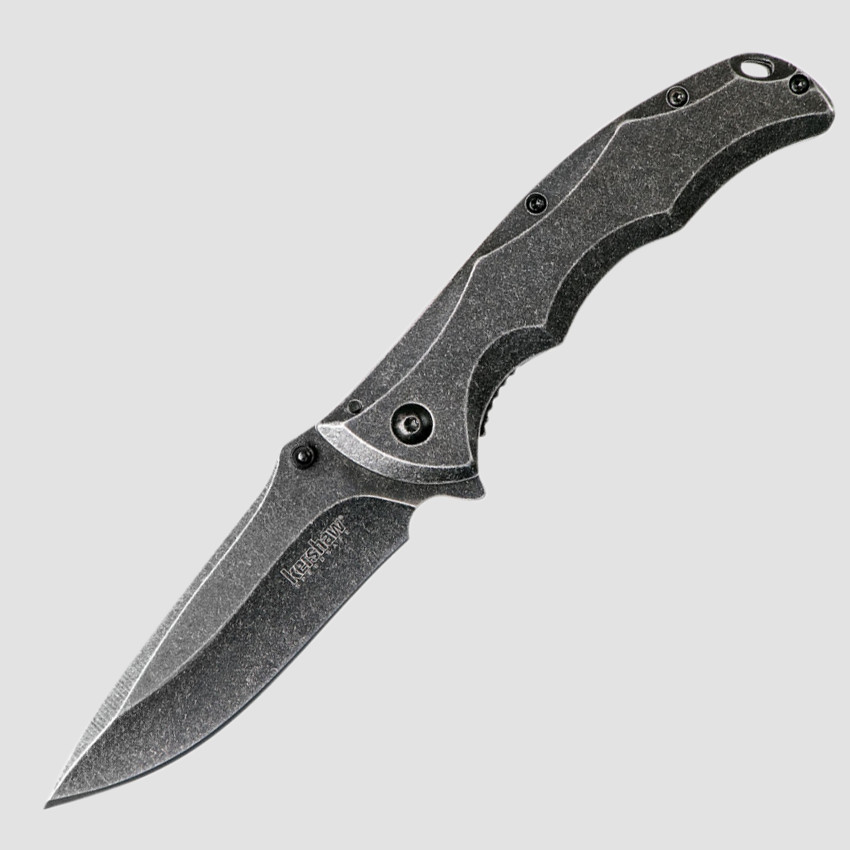 Нож полуавтоматический складной Axel, Blackwash Finish Blade, KERSHAW, США