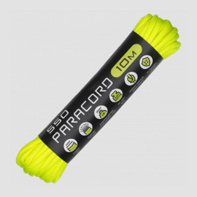 Паракорд 550 neon yellow, 10 м, серия Cord 550, CORD, Россия, CORD (Россия)
