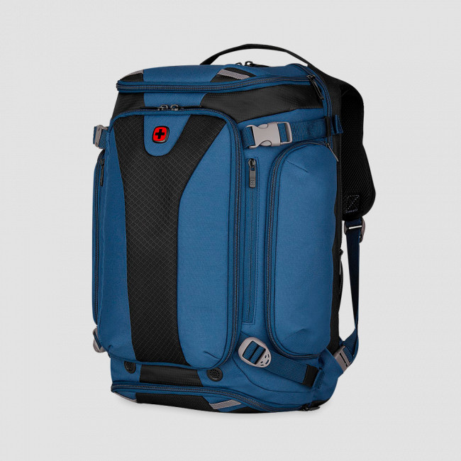 Сумка - рюкзак SportPack, размер: 48 х 36 х 29 см, материал: полиэстер, цвет: синий, черный, WENGER, Швейцария