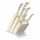 Набор ножей 6 предметов в подставке, серия Ikon Cream White, WUESTHOF, Золинген, Германия