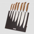 Набор кухонных ножей, 7 штук, на магнитной подставке ComposeEat, серия Ergo Line Olive, BERGER CUTLERY, Германия_00819160045910678745.jpg