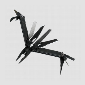 Мультитул Wave Black, 17 инструментов, материал: нержавеющая сталь, цвет: черный, LEATHERMAN, США, LEATHERMAN (США)