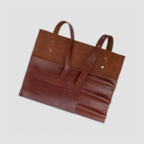 Сумка для хранения и перевозки 3 кухонных ножей, цвет коричневый, KNIFE TO MEET YOU, Россия, KNIFE TO MEET YOU (Россия)