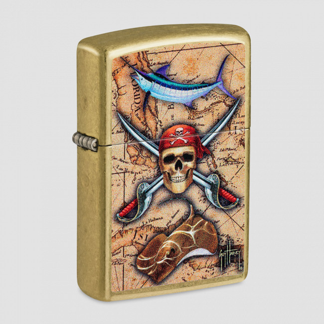 Зажигалка бензиновая Guy Harvey Street Brass, ZIPPO, США