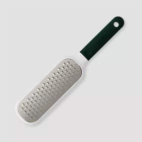Терка средняя с ручкой, с контейнером, 27,5 см, темно-зеленая, серия Kitchen Tools, TREBONN, Италия, Кухонные принадлежности TREBONN