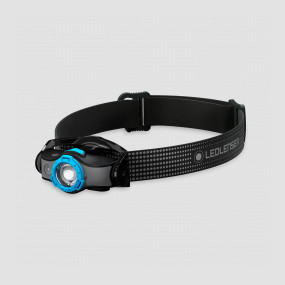 Фонарь - трансформер налобный (502143), цвет черно-голубой, LED LENSER, Германия, Серия MH