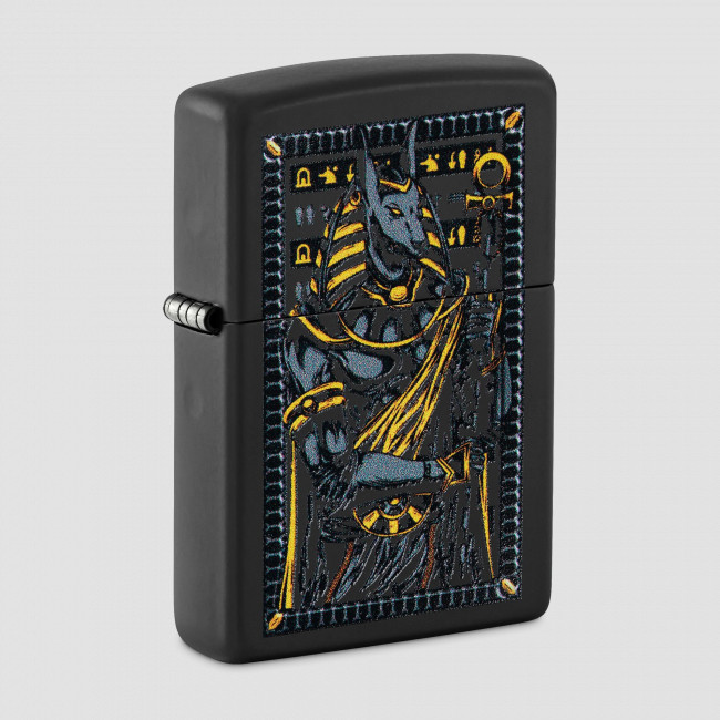 Зажигалка бензиновая Anubis Black Matte, ZIPPO, США