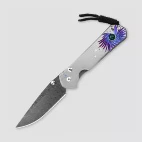 Нож складной Large Sebenza 21 Devin Thomas Ladder Damascus, 9,2 см, CHRIS REEVE, США, CHRIS REEVE (США)