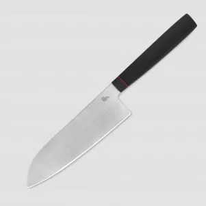 Нож поварской кухонный сантоку SA160, 16 см, сталь N690, Black, OWL KNIFE, Россия, OWL KNIFE (Россия)