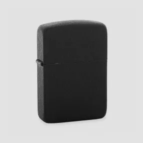 Зажигалка ZIPPO 1941 Replica, латунь с покрытием Black Crackle, черный, матовая, ZIPPO, США, Для отдыха и туризма