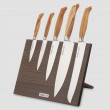 Набор кухонных ножей, 5 штук, на магнитной подставке ComposeEat, серия Ergo Line Olive, BERGER CUTLERY, Германия_00819160045752593480.jpg