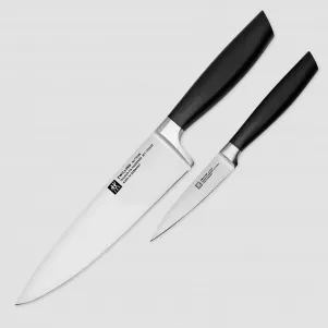 Набор из 2-х ножей, 20 и 10 см, черная рукоять, серия All Star, ZWILLING J.A. HENCKELS, Германия, Наборы кухонных ножей ZWILLING