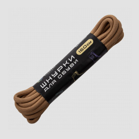 Шнурки из паракорда, 160 см, coyote, CORD, Россия, Шнурки CORD