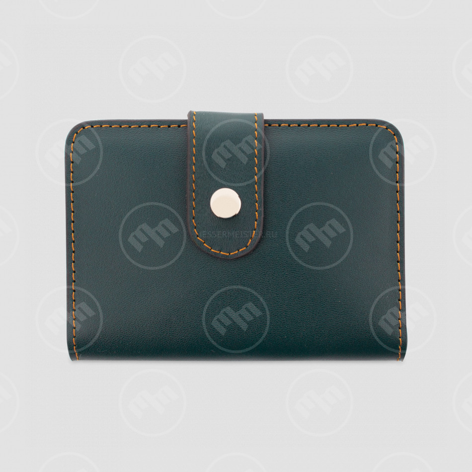 Обложка для документов, изумрудный, SHOKUROFF KNIVES, Россия