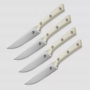 Набор столовых ножей для стейка, 4 штуки, MICROTECH, США, Кухонные ножи MICROTECH