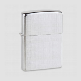 Зажигалка Classic Linen Weave Brushed Chrome, ZIPPO, США, Зажигалки