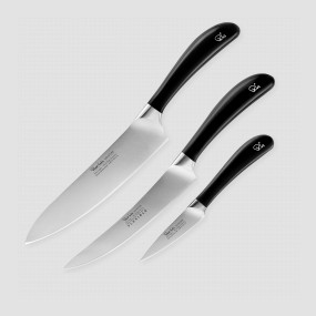 Набор из 3-х кухонных ножей поварская тройка, серия Signature knife, ROBERT WELCH, Великобритания, Наборы кухонных ножей
