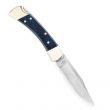 Нож складной 110 Folding Hunter Indigo S30V, 9,3 см, материал клинка: сталь порошковая Crucible CPM S30V, материал рукояти: стабилизированная древесина, BUCK, США_00795460059947803905.jpg