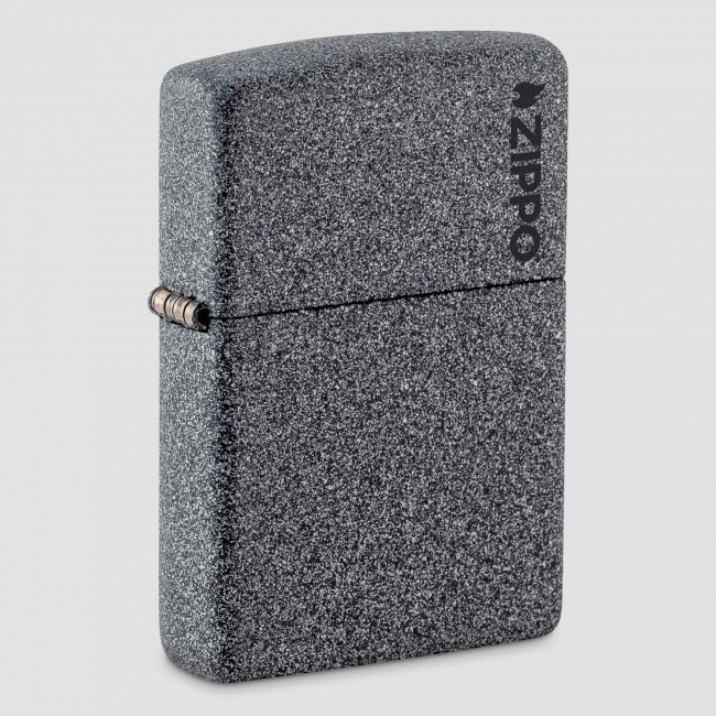 Зажигалка бензиновая Logo Iron Stone, ZIPPO, США