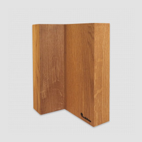 Подставка магнитная для 8-и ножей KS009SON, 24 х 12,5 х 17,5 см, дерево дуб, WOODINHOME, Россия, Подставки для ножей
