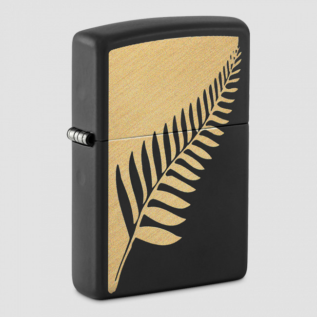 Зажигалка бензиновая Zen Flora Design Black Matte, ZIPPO, США