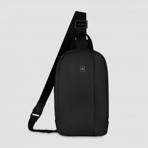 Рюкзак на одно плечо Travel Essentials, 5 л, полиэстер, черный, VICTORINOX, Швейцария, Рюкзаки