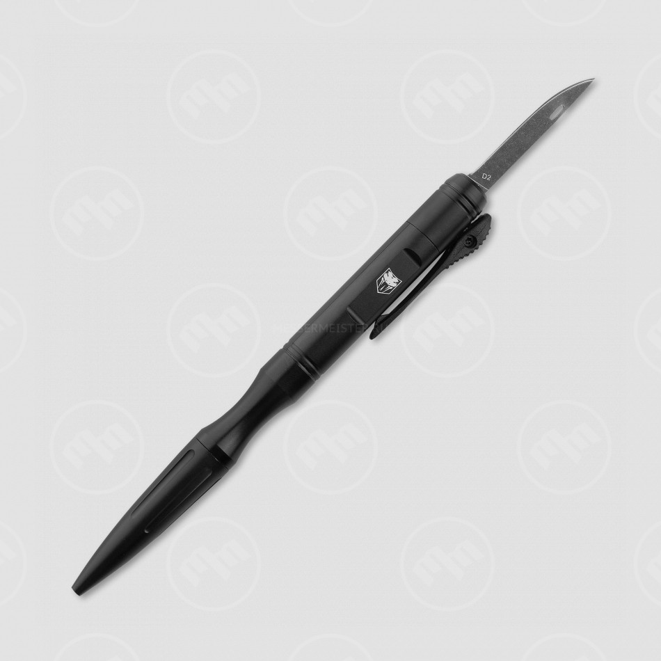 Ручка тактическая с автоматическим фронтальным выкидным ножом OTF Pen, 4 см, BOKER, Германия