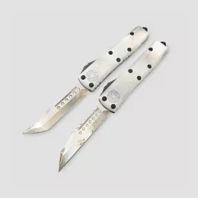Набор ножей автоматических фронтальных выкидных UlTX-85 Hellhound + Warhound, 7,9 см, MICROTECH, США, Нож выкидной автоматический