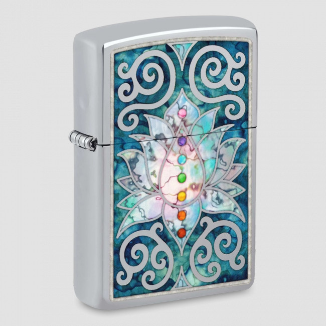 Зажигалка бензиновая Lotus Flower, ZIPPO, США