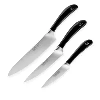 Набор из 3-х кухонных ножей поварская тройка, серия Signature knife, ROBERT WELCH, Великобритания видео продукта