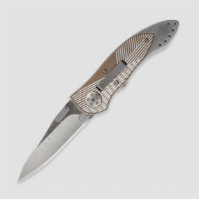 Нож складной Elishewitz E-Lock Bronze, 7 см, CRKT, США, CRKT (США)