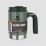 Термокружка походная Classic, объем: 470 мл, цвет: темно-зеленый, STANLEY, США